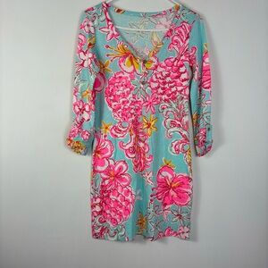 Lilly Pulitzer Palmetto Lolita Dress Womens XS Pima Cotton Breakwater Beach